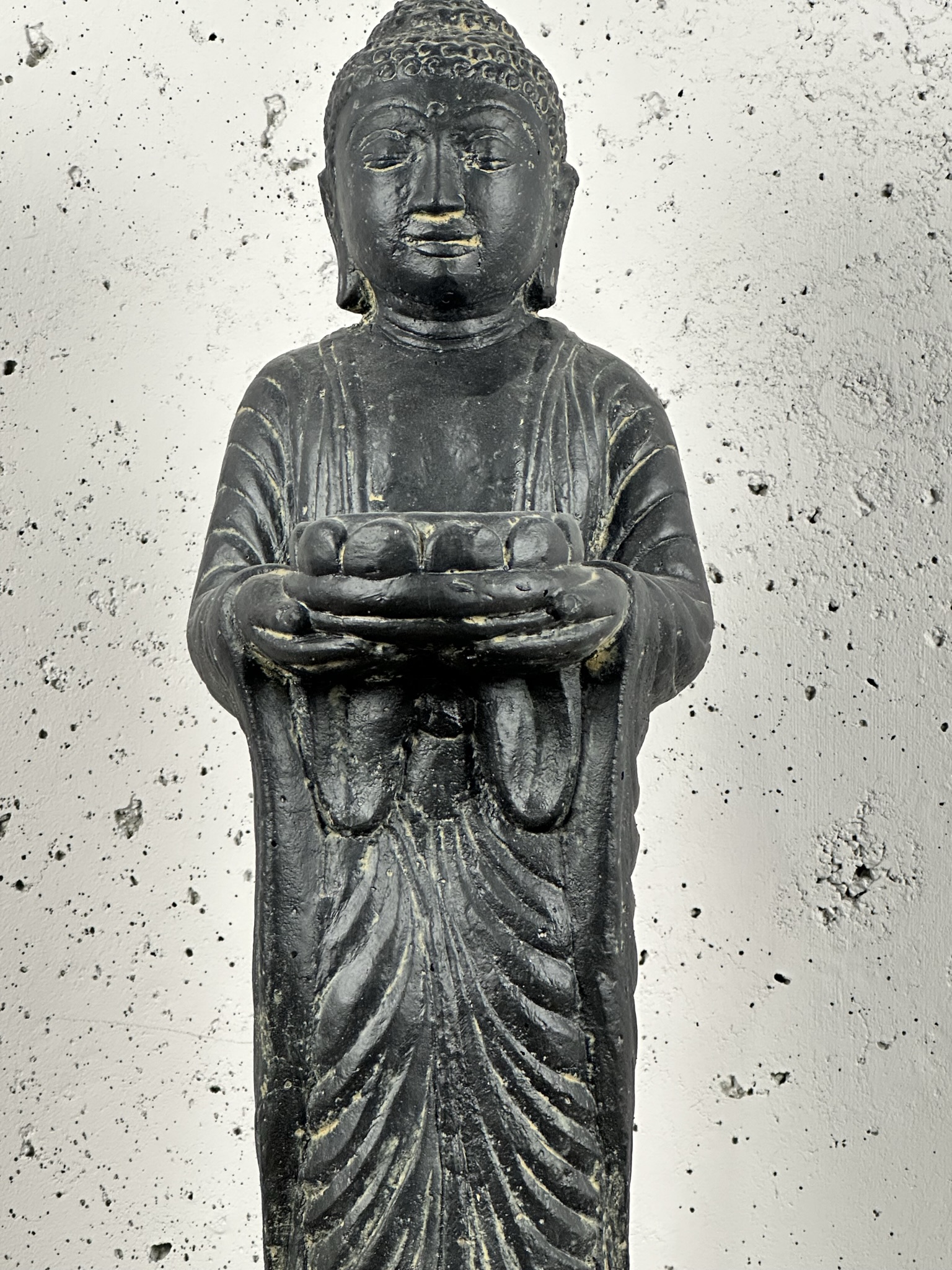 BUDDHA mit Kerze stehend 50cm